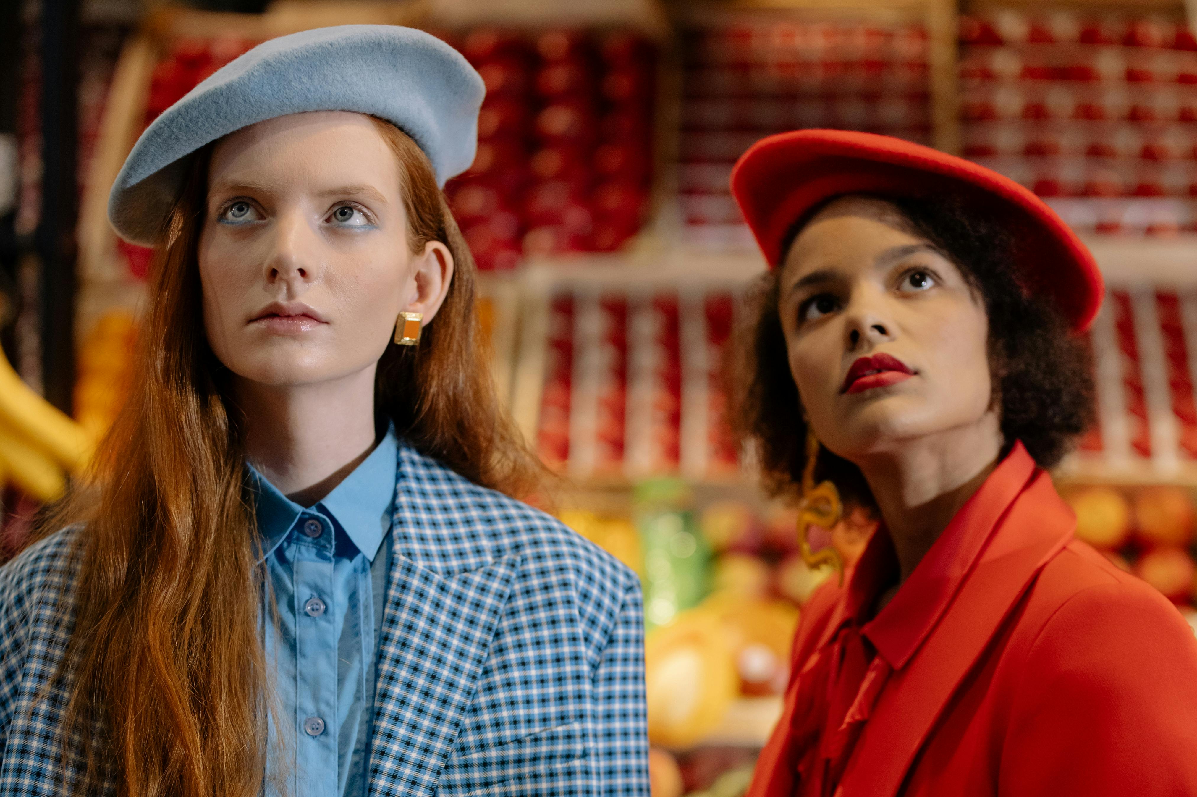 Elegant bespoke hat and gloves displayed in a Parisian luxury atelier