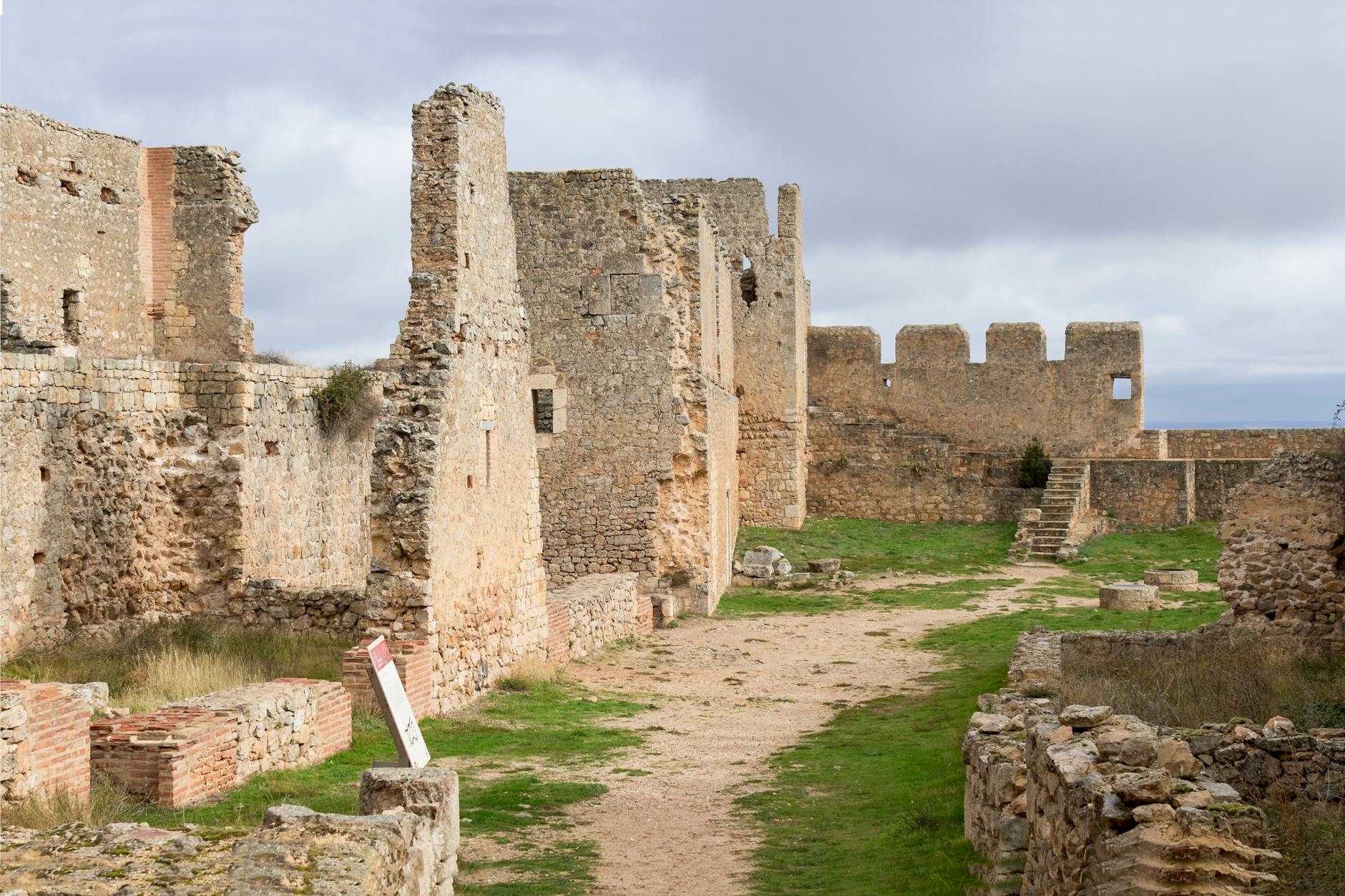 Explore the ancient stone ruins of Ciudad de Osma Castle in Spain, a popular tourist destination.