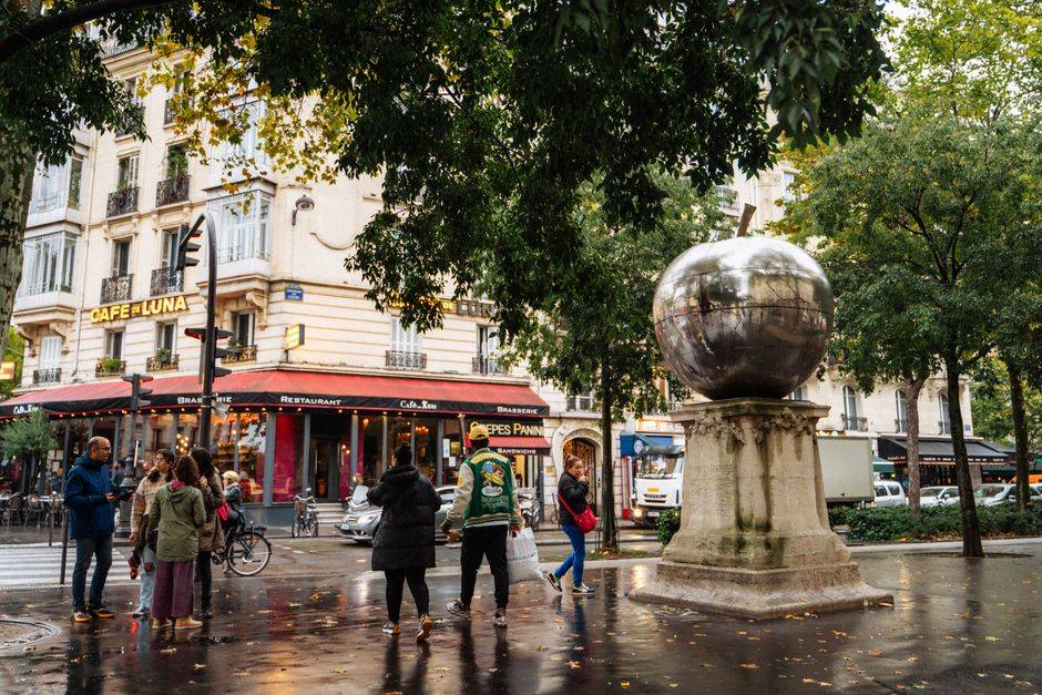 A square and historic buildings in Paris