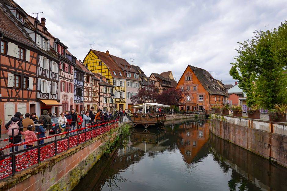 The canals of Colmar in Alsace