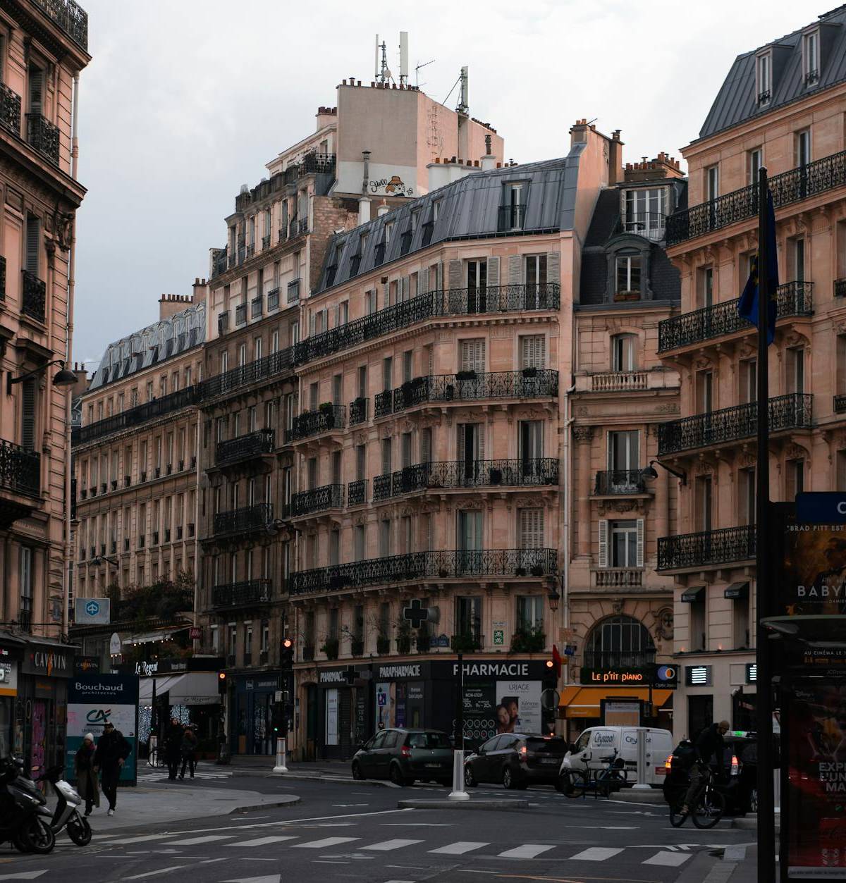 A Haussmann-era Paris street