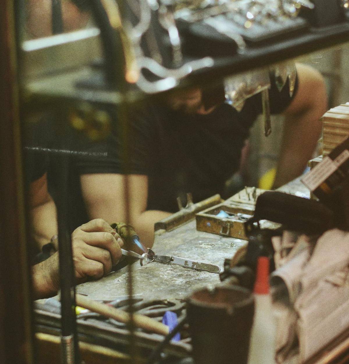 A jeweler at work, illustrative photograph