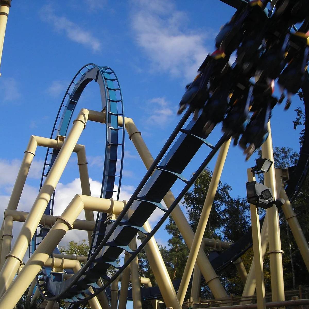 The OzIris roller coaster at Parc Astérix