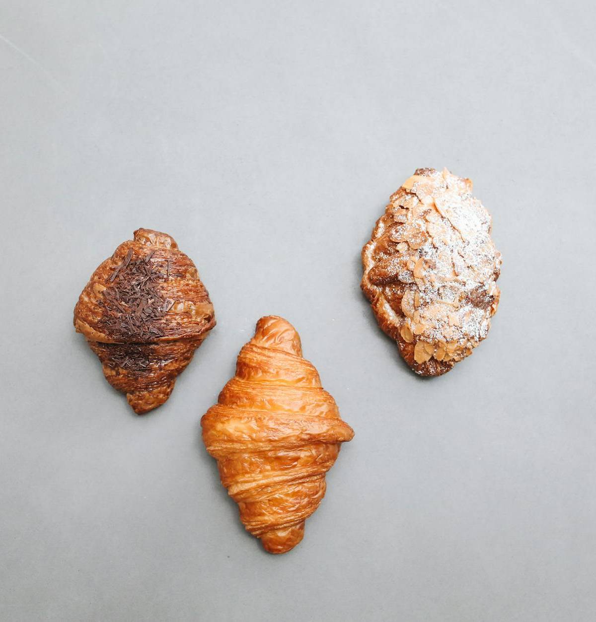 Freshly baked croissants